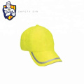 Chapéus de segurança de alta visibilidade Chapéus de beisebol reflexivo para esportes